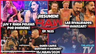 WWE RAW 15 Julio 2024 | RESUMEN  Y RESULTADOS