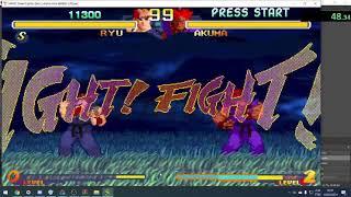 Street Fighter Alpha 2 - Shin Akuma Challenge in 1:34:84 ( WR)