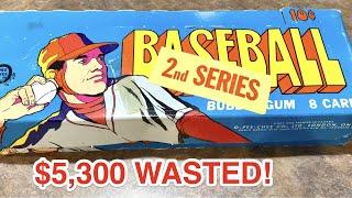 MY $5,300 MISTAKE!  OPENING A BOX OF 1972 BASEBALL CARDS FROM OPC!