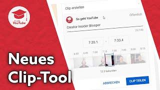 Einblick in das "Clip"-Tool auf YouTube  #WiegehtYouTube