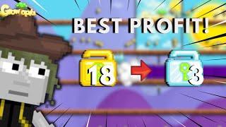 HOW TO PROFIT WITH 18 WL!!! BEST PROFIT | GrowTopia Profit