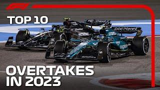 The Top 10 Overtakes of the 2023 F1 Season