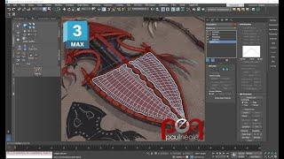 3DS Max Optimized Stretched Leather