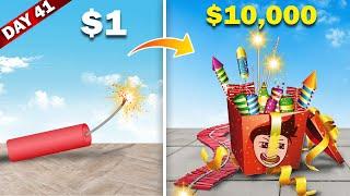 $1 vs $10,000 Firecrackers Games!