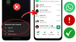 Cara Memperbaiki Kesalahan WhatsApp Terus Berhenti (2025) | WhatsApp terus berhenti