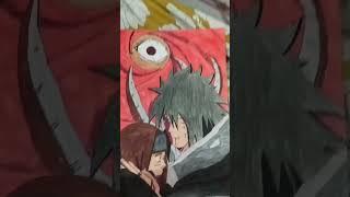 Obito and rin photo and sketch #art #anime #naruto