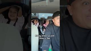 Interracial family car rides mom  vs dad #shorts