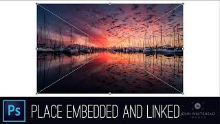 Place Embedded or Linked files inside Photoshop