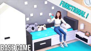 IKEA Style | FUNCTIONAL  Children's Furniture | Base Game Tutorial | No CC or Mods | The Sims 4