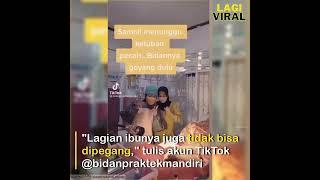 Bidan Asik Joged TikTok Saat Seorang Ibu Akan Melahirkan