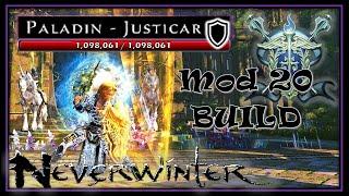 Mod 20 Paladin TANK Build *MAX* Survivability, for All Party Content - Neverwinter 2021