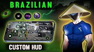 2025 !! BRAZILIANCUSTOM HUD FREE FIRE FASTEST 3 FINGER HUD |||| 3 FINGER MOVEMENT CUSTOM HUD ️