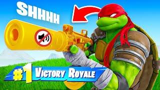 Fortnite, Aber nur mit SCHALLGEDÄMPFTEN WAFFEN Gewinnen!