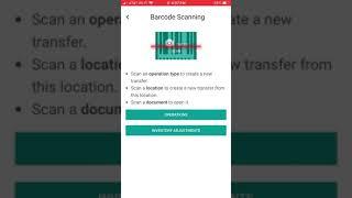 Odoo Mobile Barcode Inventory Count