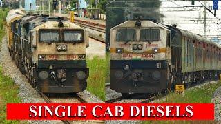 SINGLE CAB DIESEL Actions !! EMD Diesel Engines on BENGALURU - HUBLI Line | Indian Railways