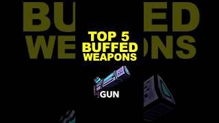 TOP 5 BUFFED WEAPONS IN PIXEL GUN 3D 2024