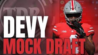 2024 Devy Mock Draft - 5 Rounds (Player Spotlights, Devy Trades) | Dynasty Fantasy Football 2024