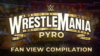 WWE WrestleMania 39 Pyro Compilation [4K]