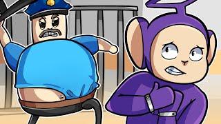 ESCAPE FROM BARRY'S JAIL! | Tinky Winky Plays: Roblox Escape Barry's Prison Run