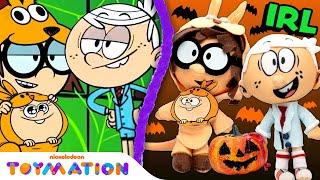 Trick-or-Treat with Halloween Loud House Puppets!  Toymation