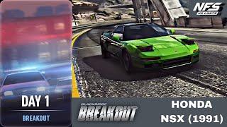 Need for Speed: No Limits | Breakout (Day 1 - Breakout) HONDA NSX (1991)