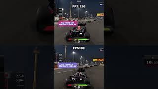 F1 24 Ray Tracing On vs Off Comparison #benchmark #comparison #shorts #gaming #f12024 #raytracing