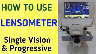 How to use Lensometer |Topcon Lensometer| Progressive Lens Measurement|Lensmeter|Lensometer Manual