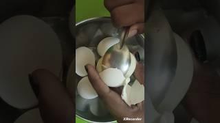 Easy way to peel hard - boiled egg #trending #egg #easyway #shorts #foodiegirldd #subscribe