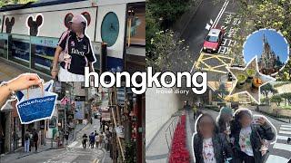 HONGKONG VLOG ️ travel diary, shopping, cafes, disneyland, macau day trip, aesthetic vlog