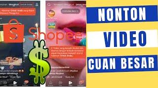 TERBARU !! CARA NONTON VIDEO SHOPEE DAPAT UANG