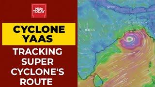 Tracking Predicted Route Of Super Cyclone Yaas