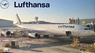 Experience Lufthansa Airbus A340-300 Economy Class LAX-Frankfurt (LH 451)