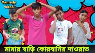 মামার বাড়ি কোরবানির দাওয়াত  || Bangla fanny video || সেরা Funny viral video 2024||