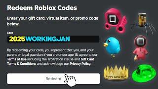 *NEW CODE* ALL of JANUARY 2025 Roblox Promo Codes For FREE ROBLOX ITEMS - Roblox Codes 2025