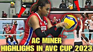 AC MINER HIGHLIGHS IN AVC CUP 2023 | Philippines vs Macau