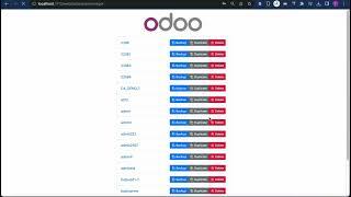 backup and restore  Odoo database is straightforward