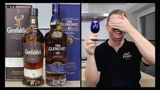 Glenfiddich 18 Jahre 40 % Vol. vs. Glenlivet 18 Jahre 40 % Vol. - Blindtasting