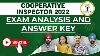 Exam Analysis & Answer Key | Cooperative Inspector 2022 | Success Tree Punjab