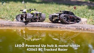 LEGO Powered Up Hub & motor test in 42065 RC Tracked Racer