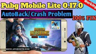 Pubg Mobile Lite 0.17.0 AutoBack,Exit Problem How To Fix By Games Specials