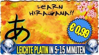 Super leichte Platin für 99 Cent | Learn Hiragana (PS4)