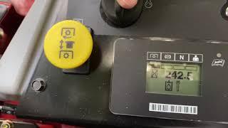 Reset the oil hour meter on Exmark with Kohler, also reset transmission oil hydro meter