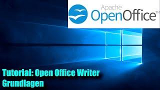 Open Office Writer - Tutorial #01 Grundlagen