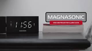 Magnasonic CR20 Alarm Clock Radio With USB Charging For Smartphones & Tablets