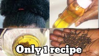 Your hair will grow like crazy . #vlogmas2021 #howtogrowlonghair #diyclovehairspray #4cnatural