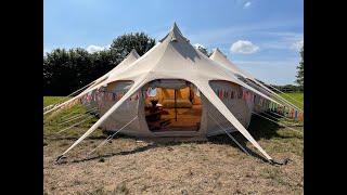 The Colossal Mahal Glamping Tent - Large Camping Party Event Marquee Tent