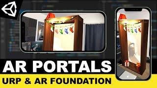 AR Portal Setup With Universal Rendering Pipeline And AR Foundation (Unity Stencils)