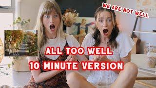 Reaction: ALL TOO WELL (10 Minute Version) (Taylor's Version)