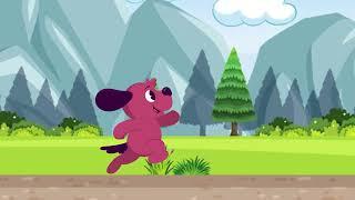 Cartoon Dog Running And Jumping Green Screen With Download Link