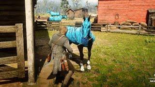 Arthur trying to catch a beautiful Horse - Red Dead Redemption 2 Gameplay